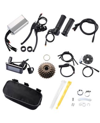 20"x4" Fat Tire 48V Ebike Electric Rear Wheel Bicycle Conversion Kit LCD 1000W Dual Controller