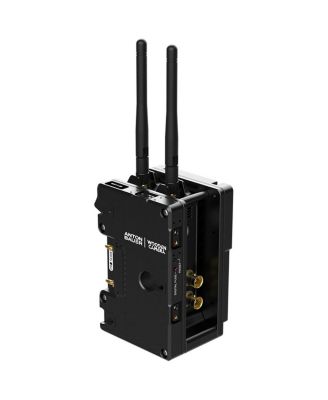 Dual Battery Plate Cradle for Teradek Bolt LT Transmitter, V-Mount to Gold Mount