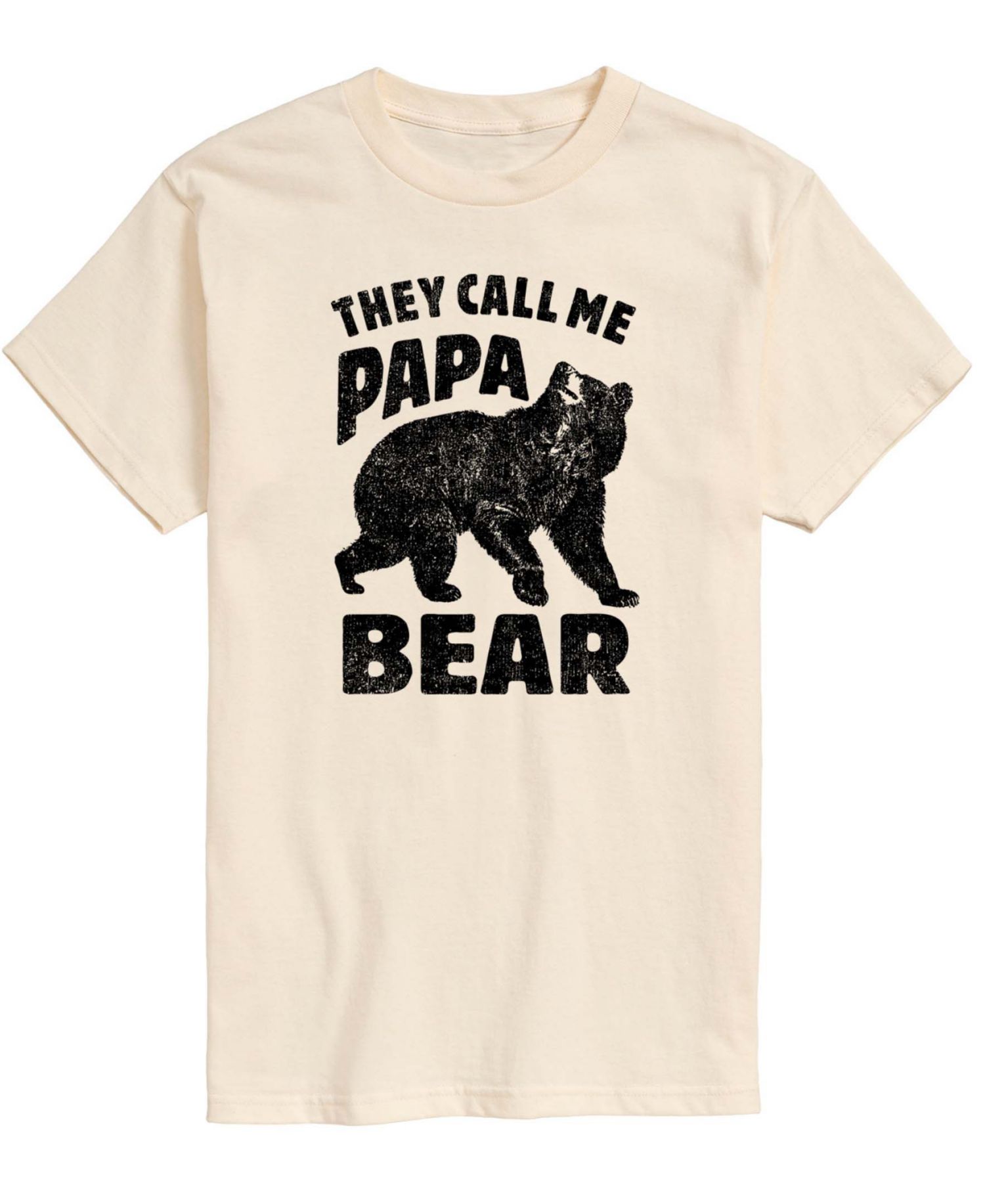Men's Rugged Bear Graphic Short-Sleeve T-Shirt