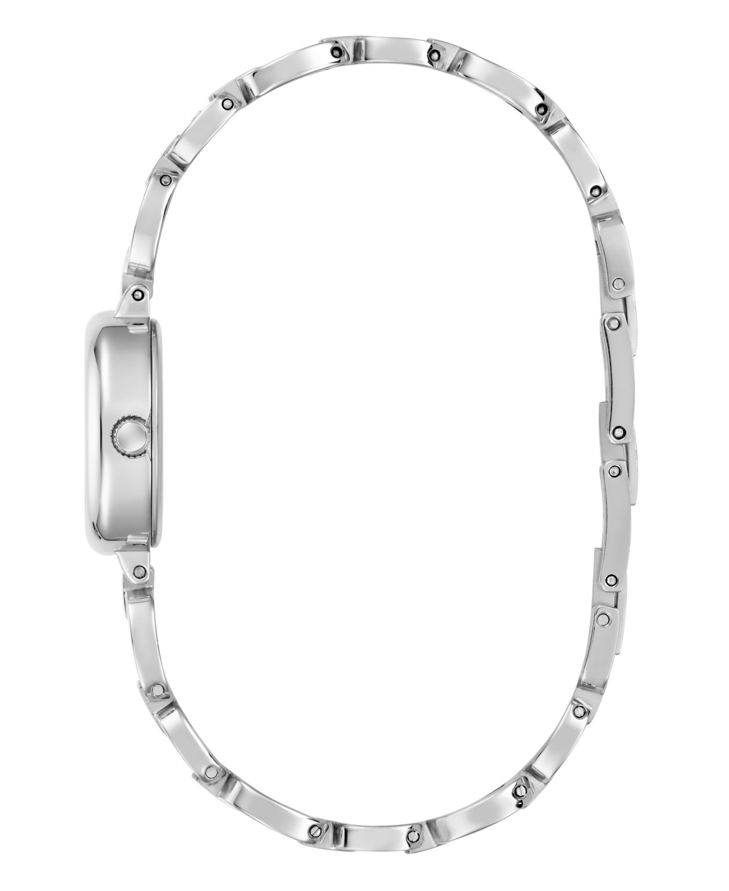 Женские часы GUESS Silver-Tone Analog Watch, 21mm — фото 2