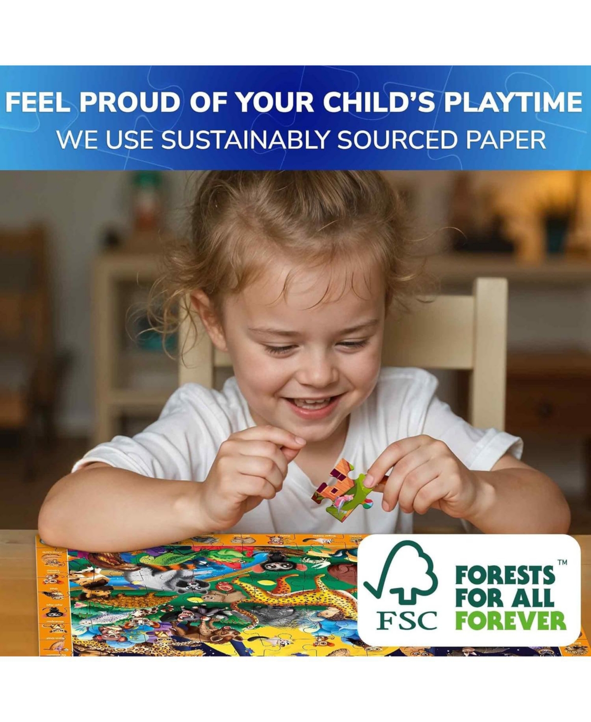 Quokka 4x100 Pcs Jigsaw Puzzles Search and Find for Kids 4-6