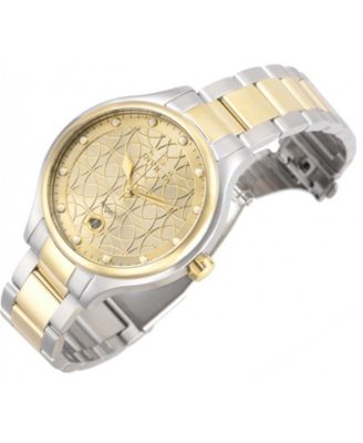 Women's 27435 Angel Quartz 3 Hand Gold Dial Watch