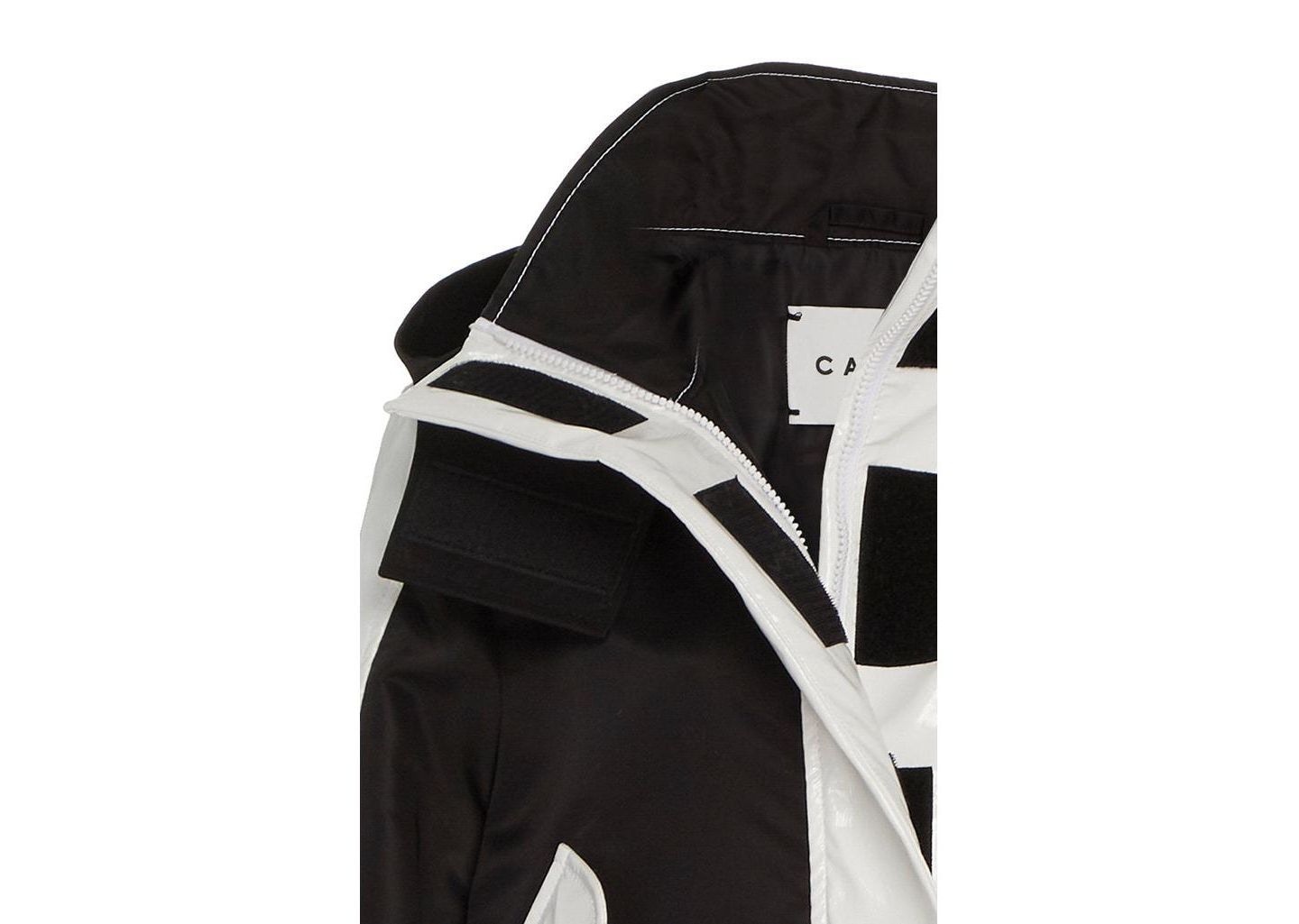 Женские куртки CAALO Water- Resistant Convertible Raincoat, цвет: Чёрный — фото 5