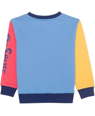 Boys' Toddler 2T-5T Cat in the Hat Printed T-Shirt, Short-Sleeve T-Shirt and Joggers, 3-Piece Set