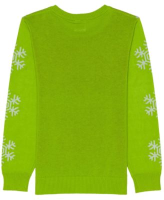 Boys' 5-20 Christmas Printed Long-Sleeve Sweater