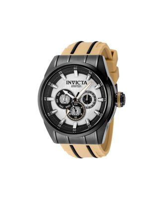 Men's 49053 Speedway  Quartz Chronograph Silver, Black Dial Watch