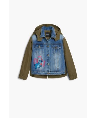 Girls's Stitch combined parka