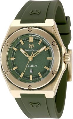 Women's TM-416083 CORAL Quartz Olive Green Dial Watch