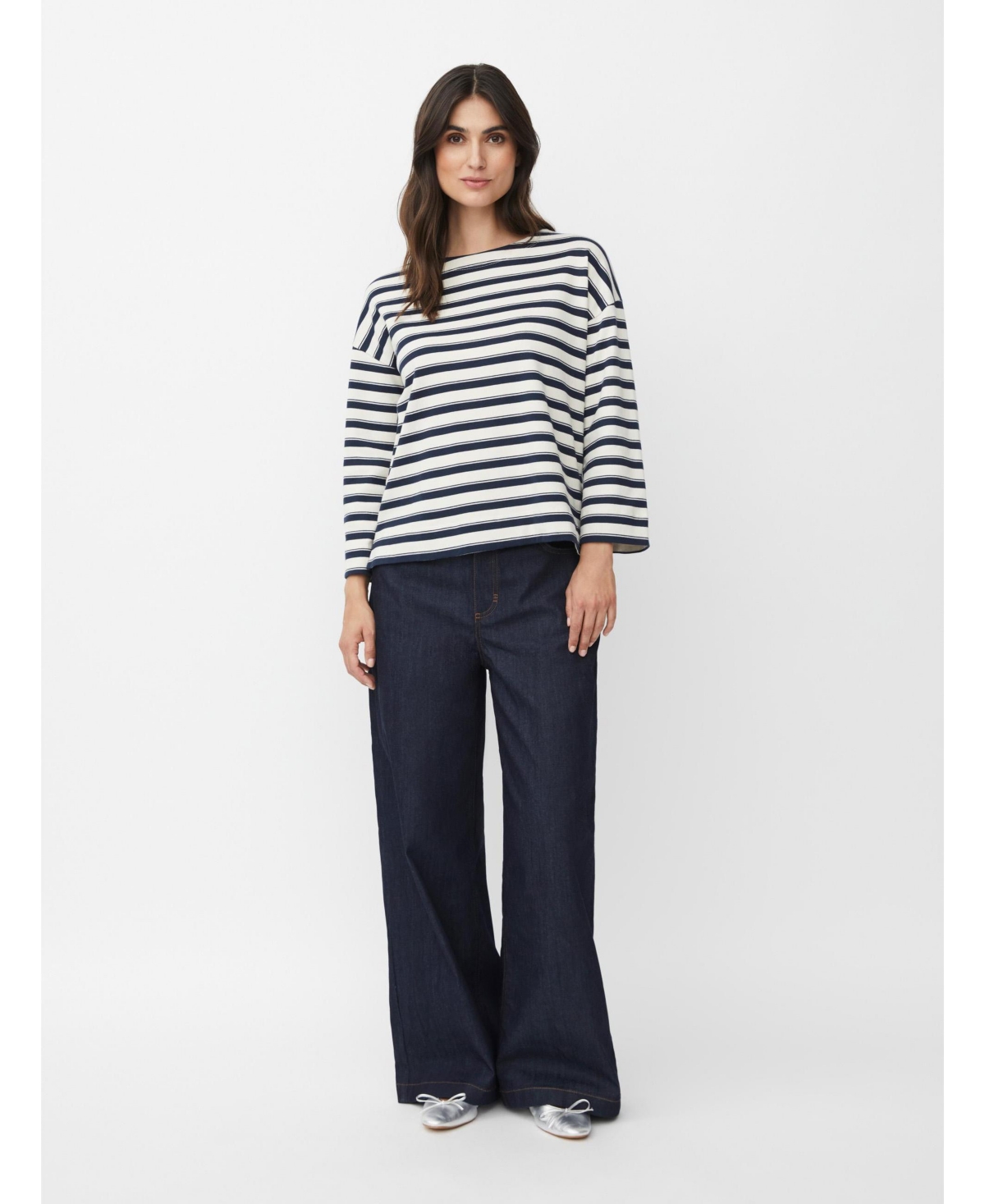 Masai Copenhagen Women's Wide Leg Button Fastening Jeans