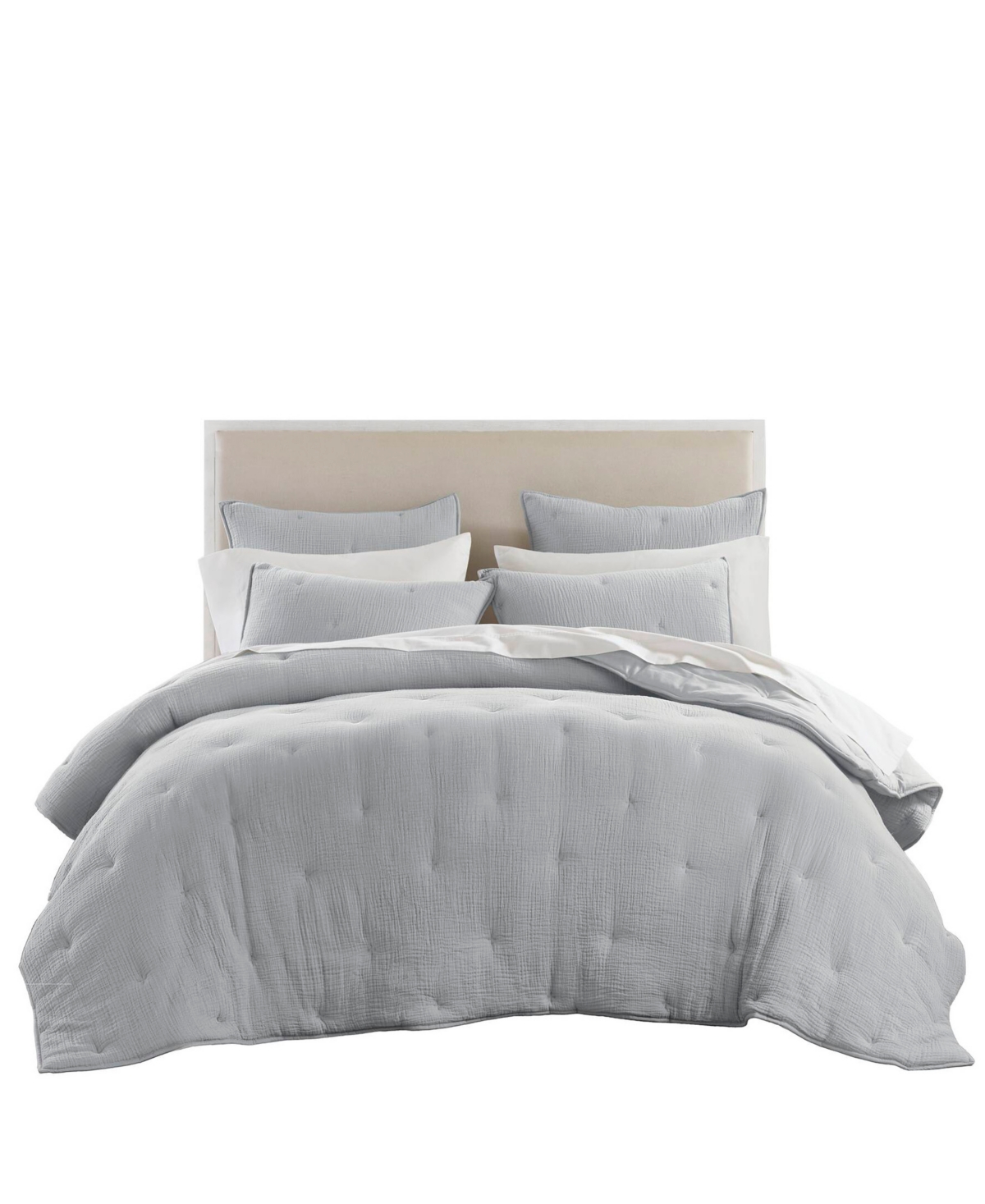 Harbor House Breeze Cotton Embroidered 3-Pc. Quilt Set