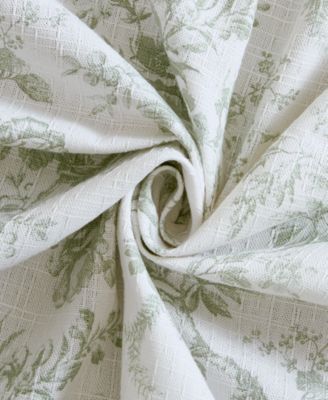 Walled Garden Tonal Floral Shower Curtain, 72" x 72"