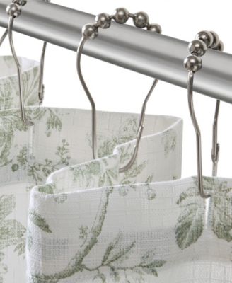 Walled Garden Tonal Floral Shower Curtain, 72" x 84"