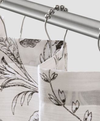 Branch Toile Vintage Floral Shower Curtain, 72" x 72"