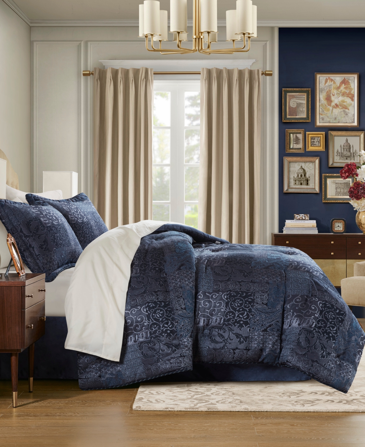 Croscill Galleria 4-Pc. Jacquard Comforter Set