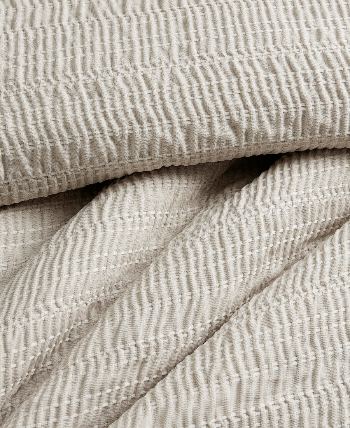 Kenneth Cole New York Stitched Gauze Jacquard -Pc. Comforter Set