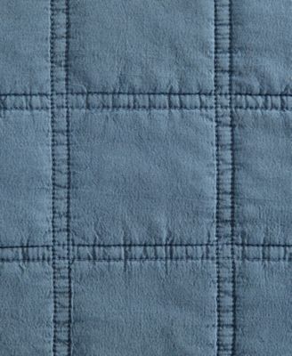 Solid Stonewashed 3-Pc. Quilt Set, King