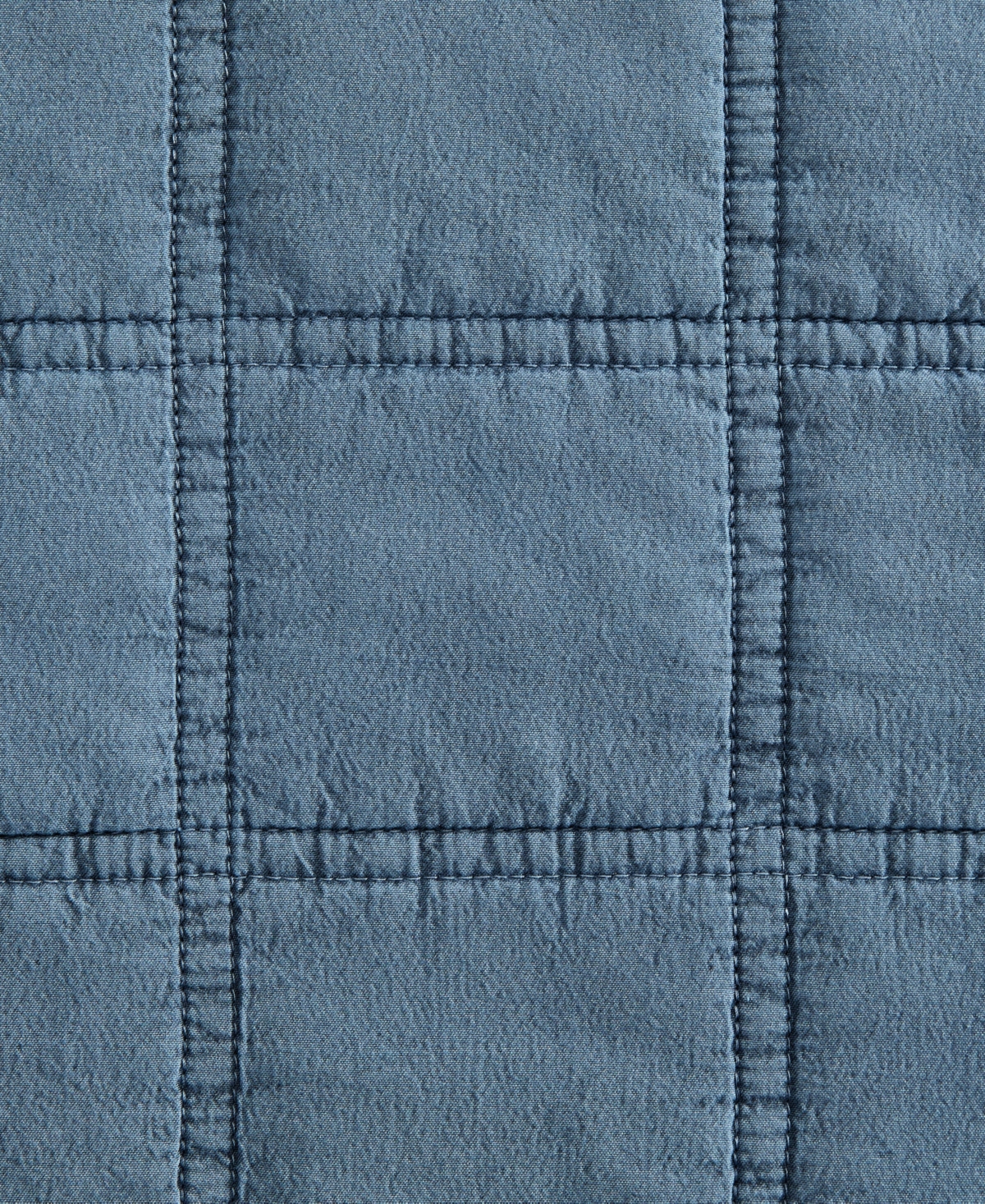 Kenneth Cole New York Solid Stonewashed 3-pc. Quilt Set, King In Blue
