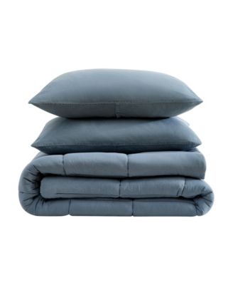 Solid Washed 5-Pc. Comforter Set, King