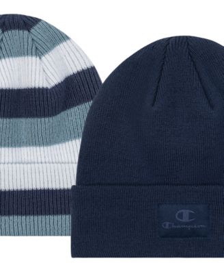 Men's 2-Piece Charlie Logo Embroidered Beanie Set