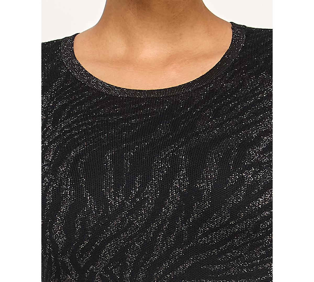 Bcx Juniors' Long Sleeve Crew Neck Slim Sweater Dress In Multi