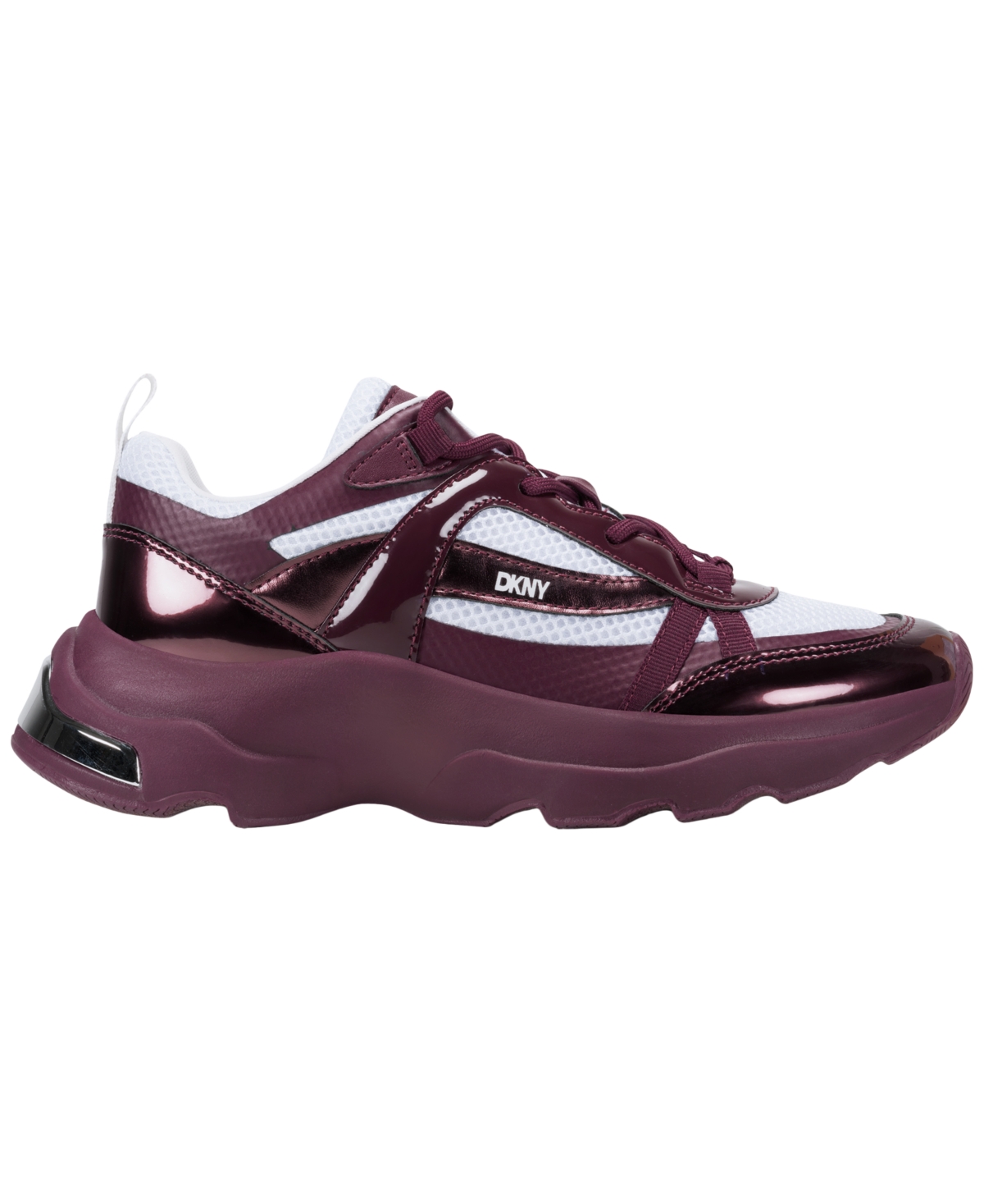 Dkny Women's Juna Lace-up Sneakers In Burgundy