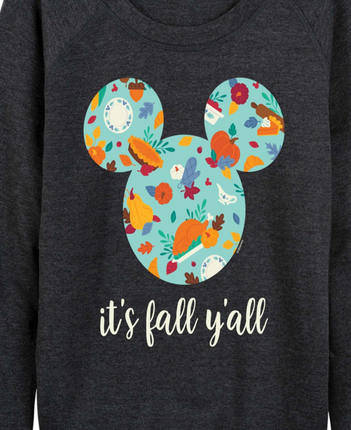 Hybrid Apparel Plus Disney Fall Yall Graphic Pullover T-shirt