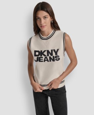 Women's Logo Detail Sleeveless Sweater