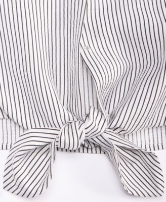 Women's Printed Tie-Hem Top, Macy's Exclusive