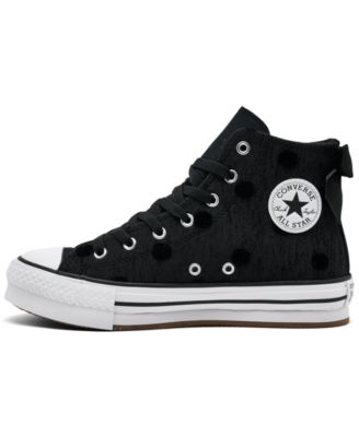 Big Girls Chuck Taylor All Star Bows High Top Casual Sneakers from Finish Line