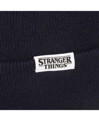 Men's WSQK Embroidery Navy Acrylic Yarn Standard Cuff Beanie