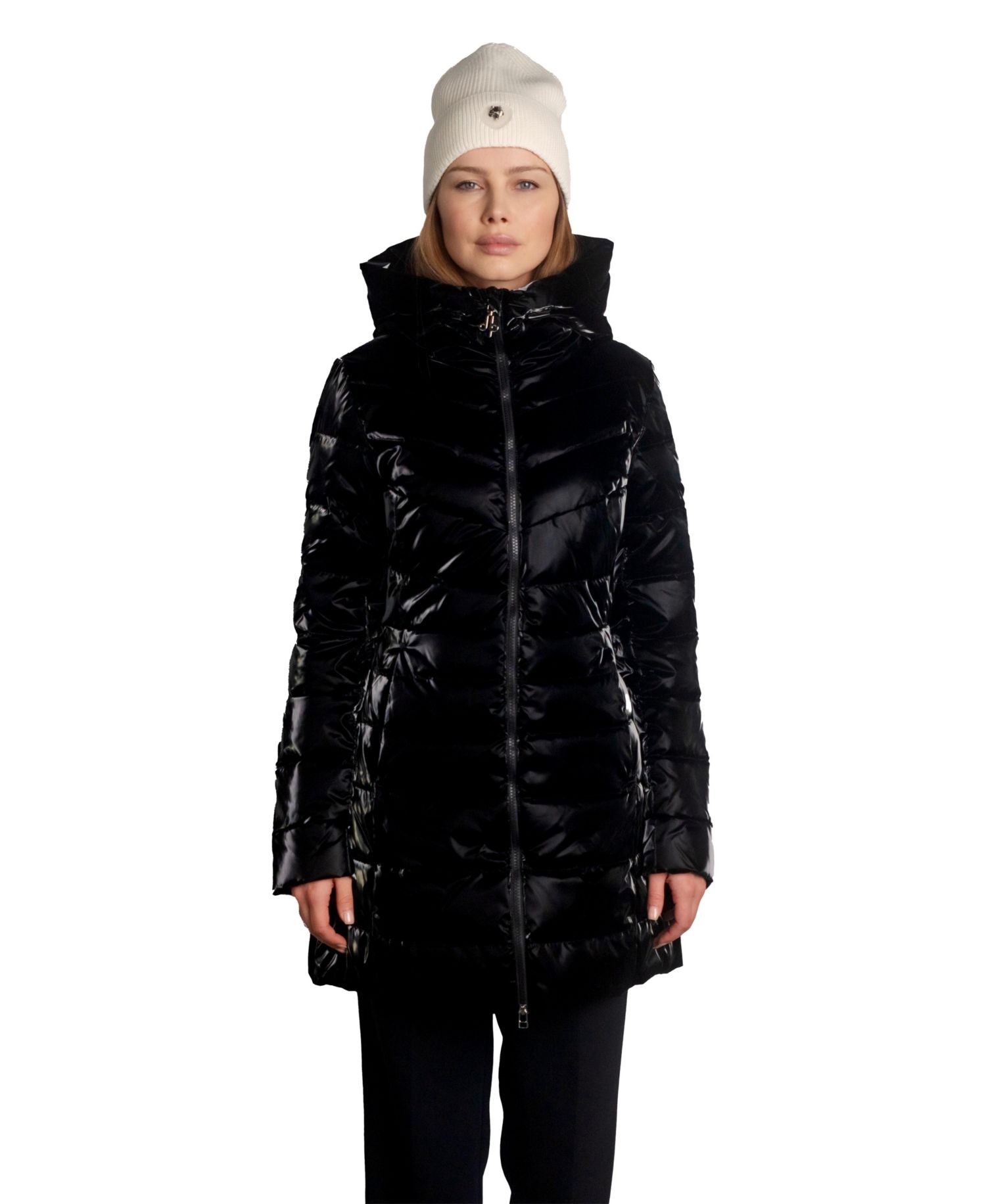 Women's Long Robin Medium Weight Coat. EXTRA LONG SLEEVES