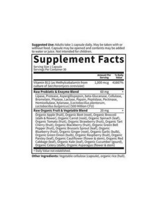 Vitamin Code ,Raw B12 30 Caps