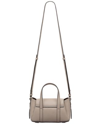 The Chancery Small Leather Flapover Crossbody Satchel Bag