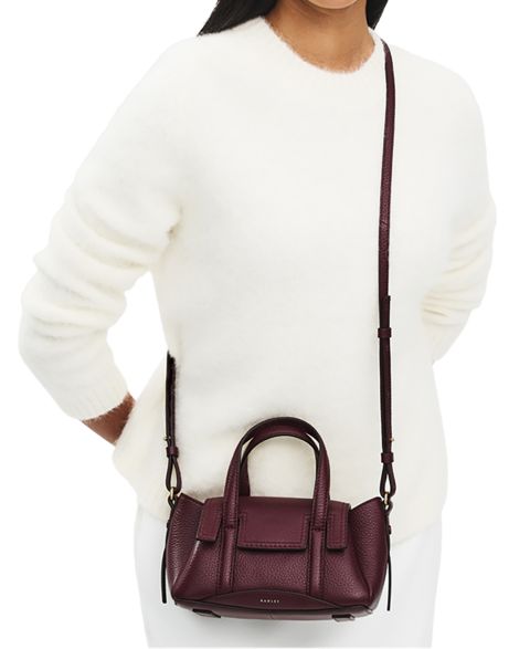 Женская сумка Radley London The Chancery Small Leather Flapover Crossbody Satchel, цвет: Тёмный вишнёвый