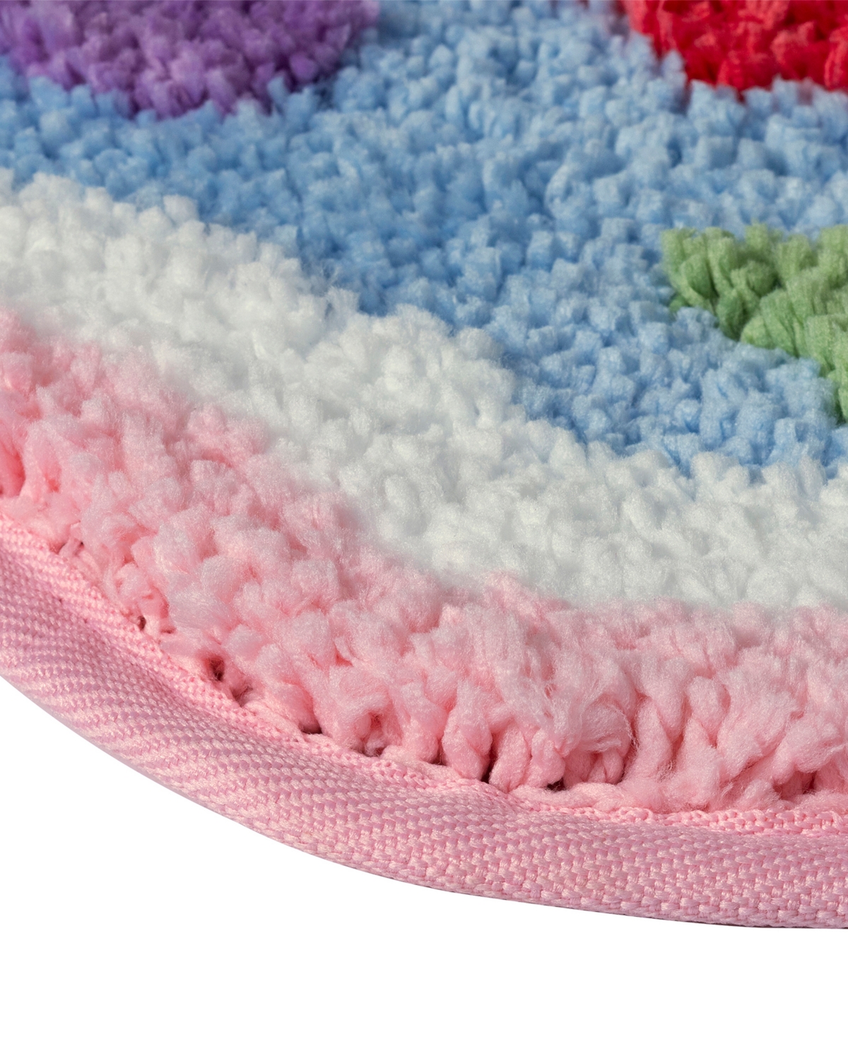 Vcny Home Floral Tufted Bath Rug, 18" X 27" In Multi
