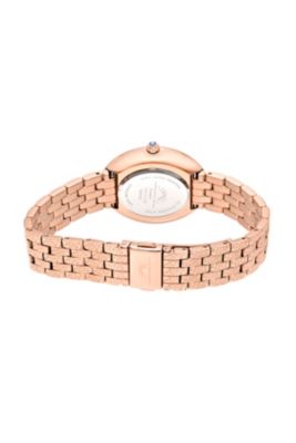 Women's Angelica Watch with Mother of Pearl Dial, Topaz Gemstones and Stainless Steel Bracelet 1341CANS