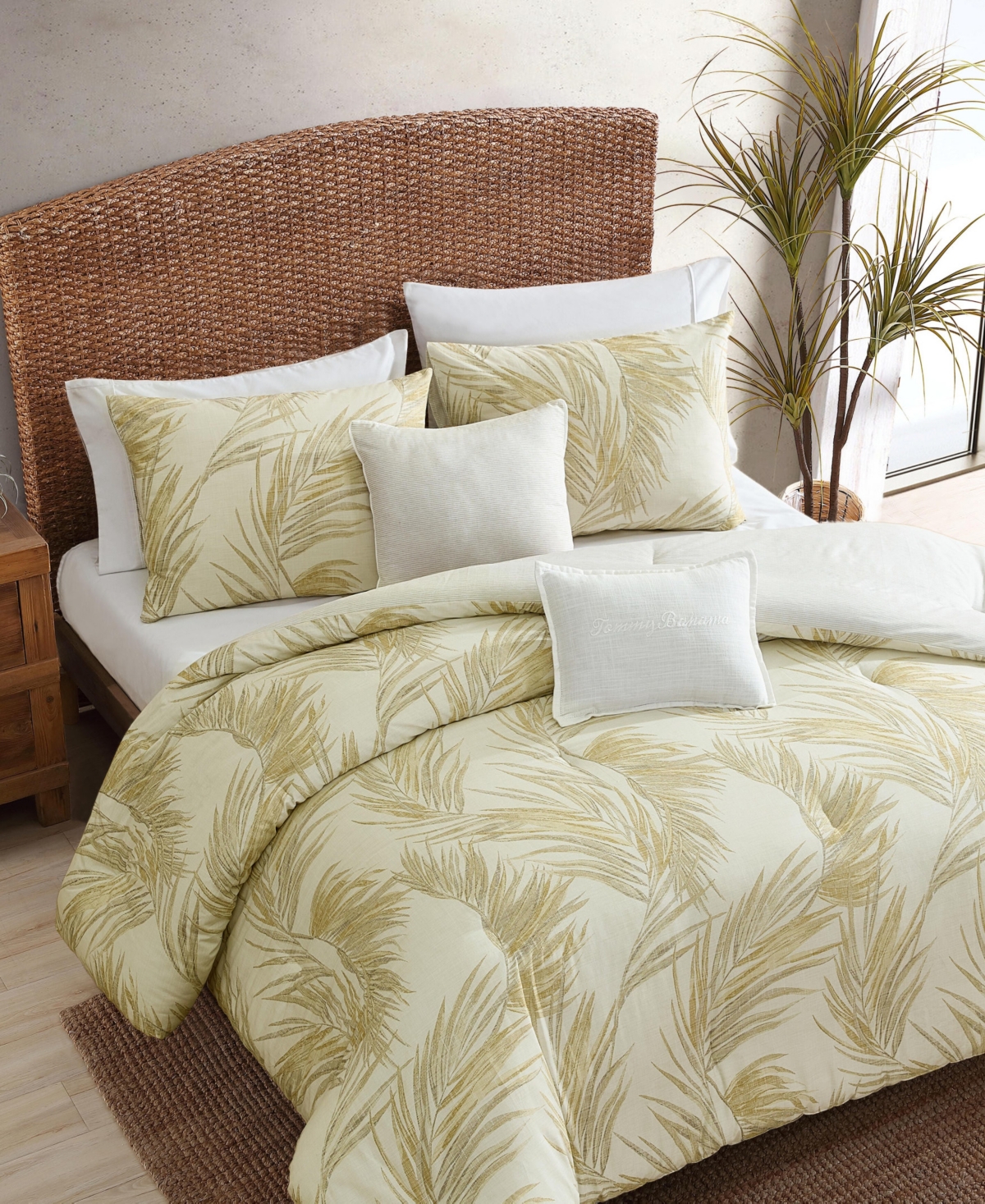 Tommy Bahama Canyon Palms 5 Pc. Comforter Set In Green