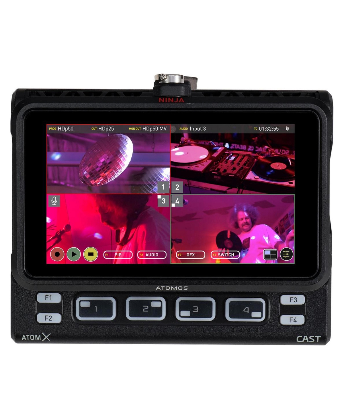 Atomos AtomX Cast 4x Hdmi Switching & Streaming Dock for Ninja V/V+, Ninja Ultra