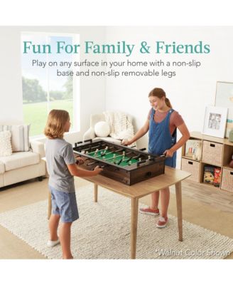 40in Tabletop Foosball Table, Arcade Table Soccer for Home, Game Room w/ 2 Balls
