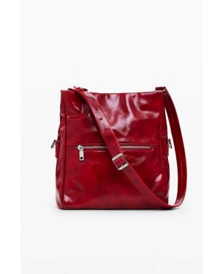 Women's Medium shiny flap bag