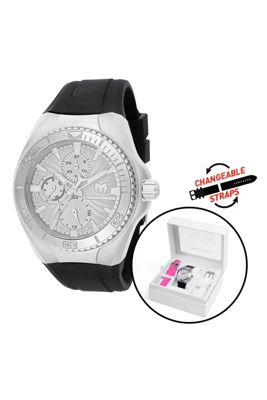Women's TM-124020 Cruise Quartz Chronograph Silver Dial Watch