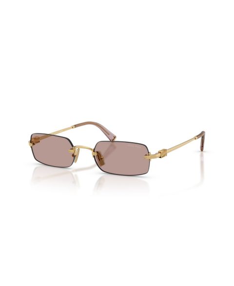 Женские солнцезащитные очки MIU MIU MIU Sunglasses, MU B50S, цвет: Золотой