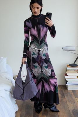 Women's Medium bag with leather effect