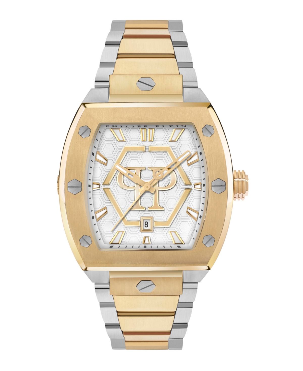 Philipp Plein Men's Two Tone Stainless Steel Watch, 44mm