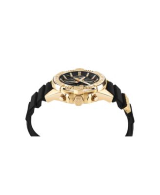 Men's Gold Stainless Steel Watch, 44mm
