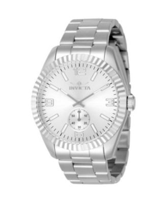 Men's 49356 Specialty  Quartz Multifunction Silver Dial Watch