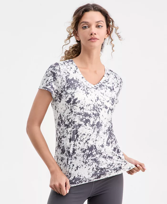 Women's V-Neck Printed Top