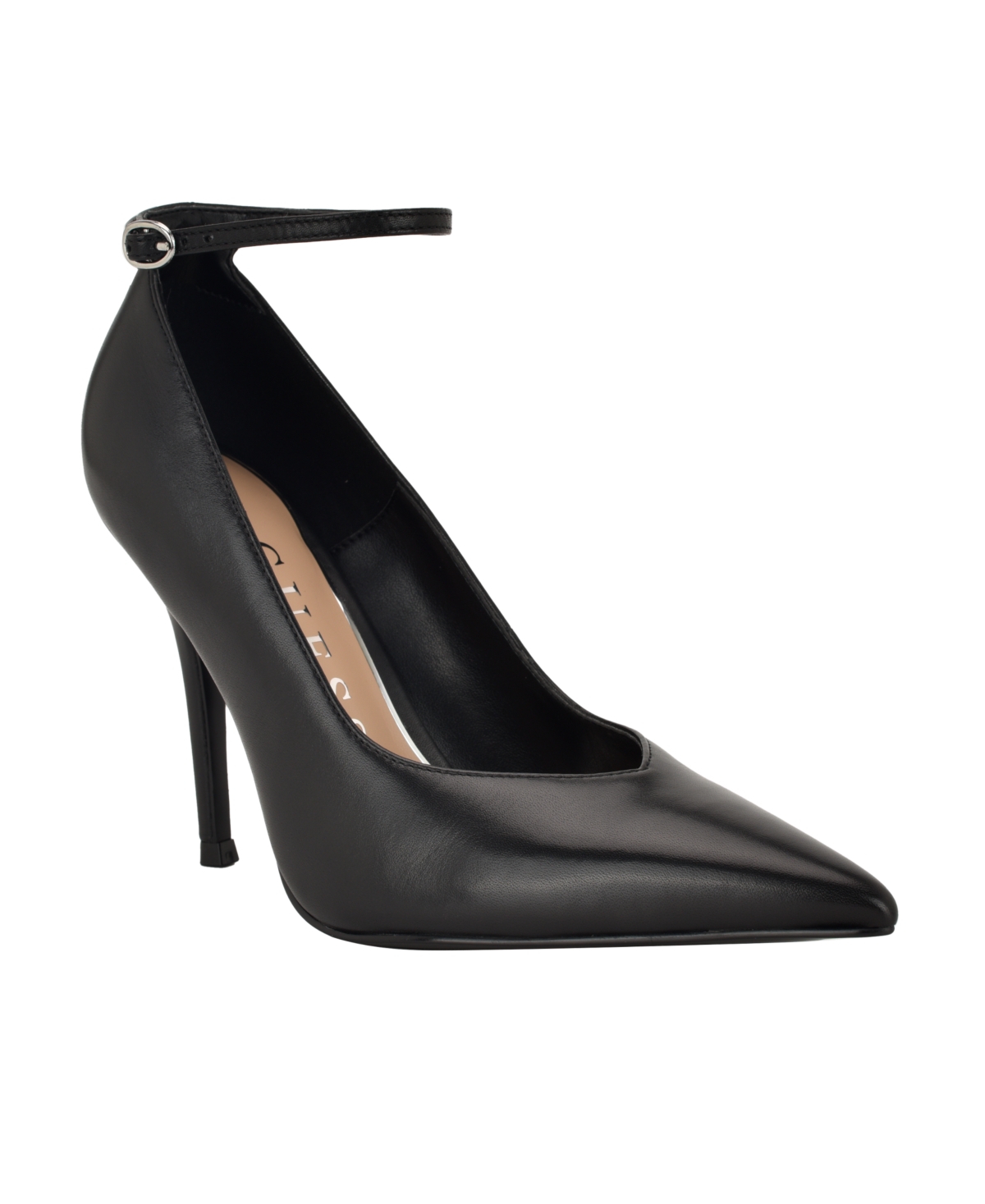Guess Women's Napril Ankle Strap Stiletto Dress Pumps In Black