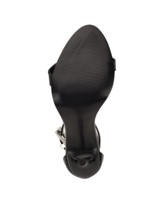 Women's Insraa Rhinestone Buckle Stiletto Dress Sandals