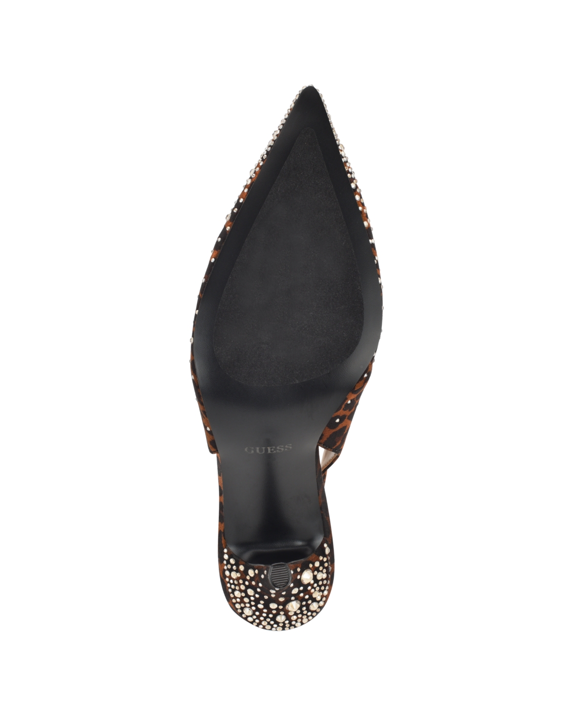 Guess Women's Princessa Quattro G Embellished Slingback Stiletto Pumps In Brown